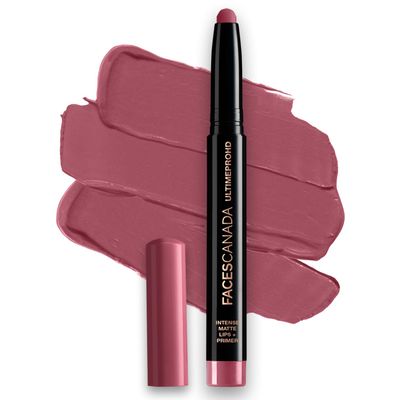 Faces Canada Hd Intense Matte Lipstick, Feather Light Comfort, 10 Hrs Stay, Primer Infused, Flawless Hd Finish, Made In Germany, Brown, Red, Pink, Purple, Nude Lip Color, Scandalous, 0.05 Oz