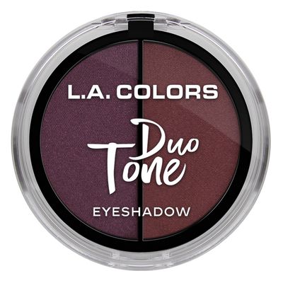 L.A. COLORS Duo Tone Eyeshadow, Merlot CES263