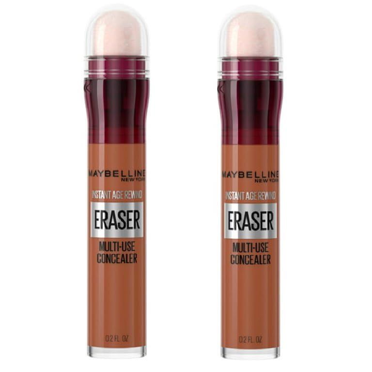 Pack of 2 Maybelline New York Instant Age Rewind Instant Eraser Multi-Use Concealer, Mahogany # 147