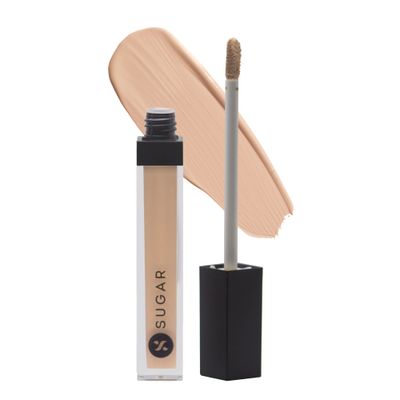 SUGAR Cosmetics Magic Wand Waterproof Concealer - 15 Cappuccino (Light, Cool Undertone) Full Coverage Waterproof Longwear Formula