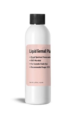 Talsen Chemicals Germall Plus- Natural Preservative - Clear Liquid - Excellent Broad Spectrum Preservative Compatible with Most Cosmetic Ingredients Good for Water Based Formulas (4 Fl Oz  113 mL)