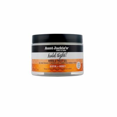 Aunt Jackie&#39;s Award-Winning Braid  Twist Collection Hold Tight Braid &amp; Twist Gel with Extra Firm Hold, 7.5oz