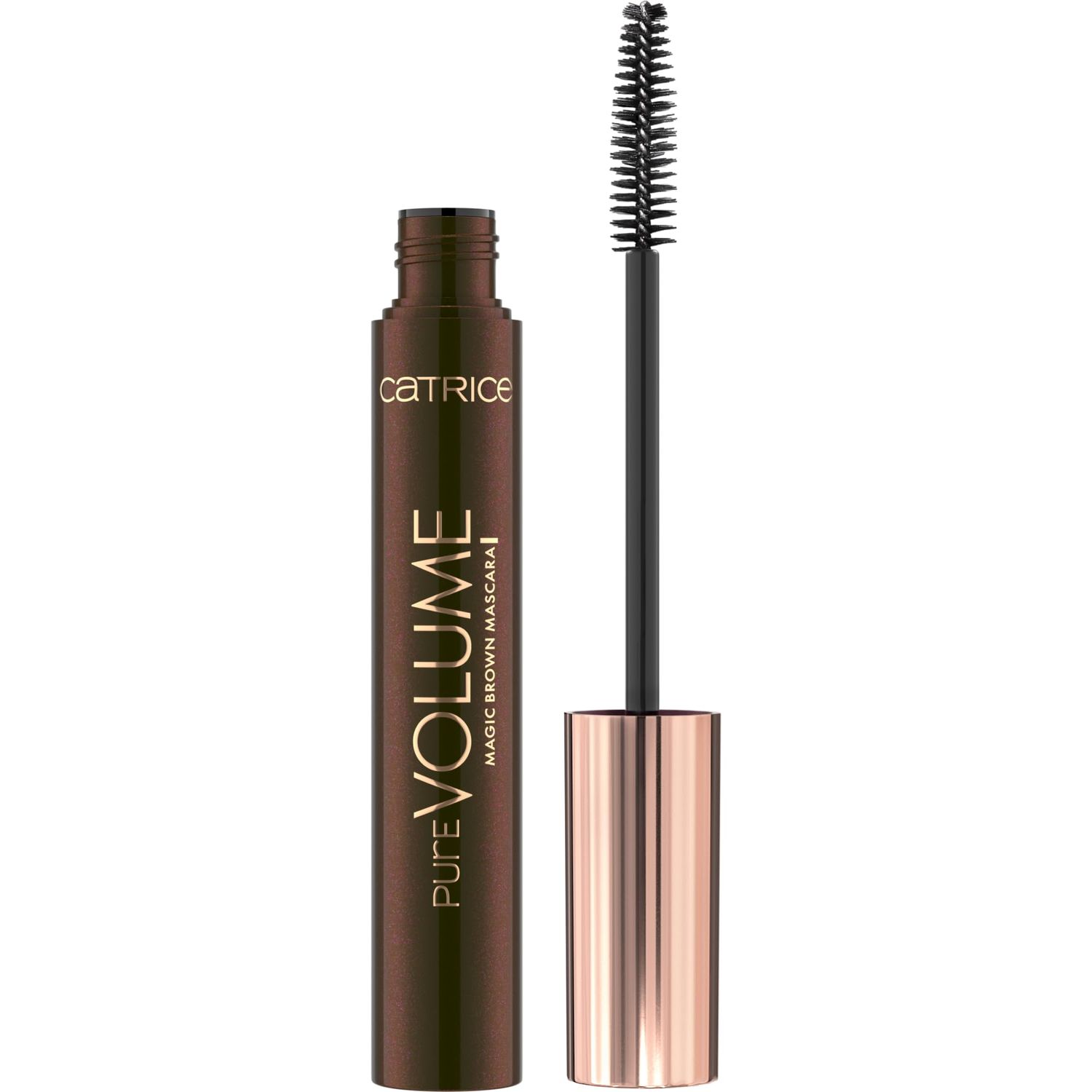 Catrice | Pure Volume Magic Brown Mascara | Natural, Buildable, Long Lasting Volume | With Castor Oil | Vegan &amp; Cruelty Free | Without Parabens &amp; Microplastic Particles,