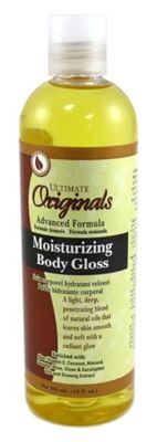 Ultimate Originals Moist Body Gloss 12 Ounce (354ml) (3 Pack)