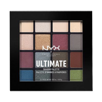 NYX PROFESSIONAL MAKEUP Ultimate Shadow Palette, Eyeshadow Palette - Smokey &amp; Highlight