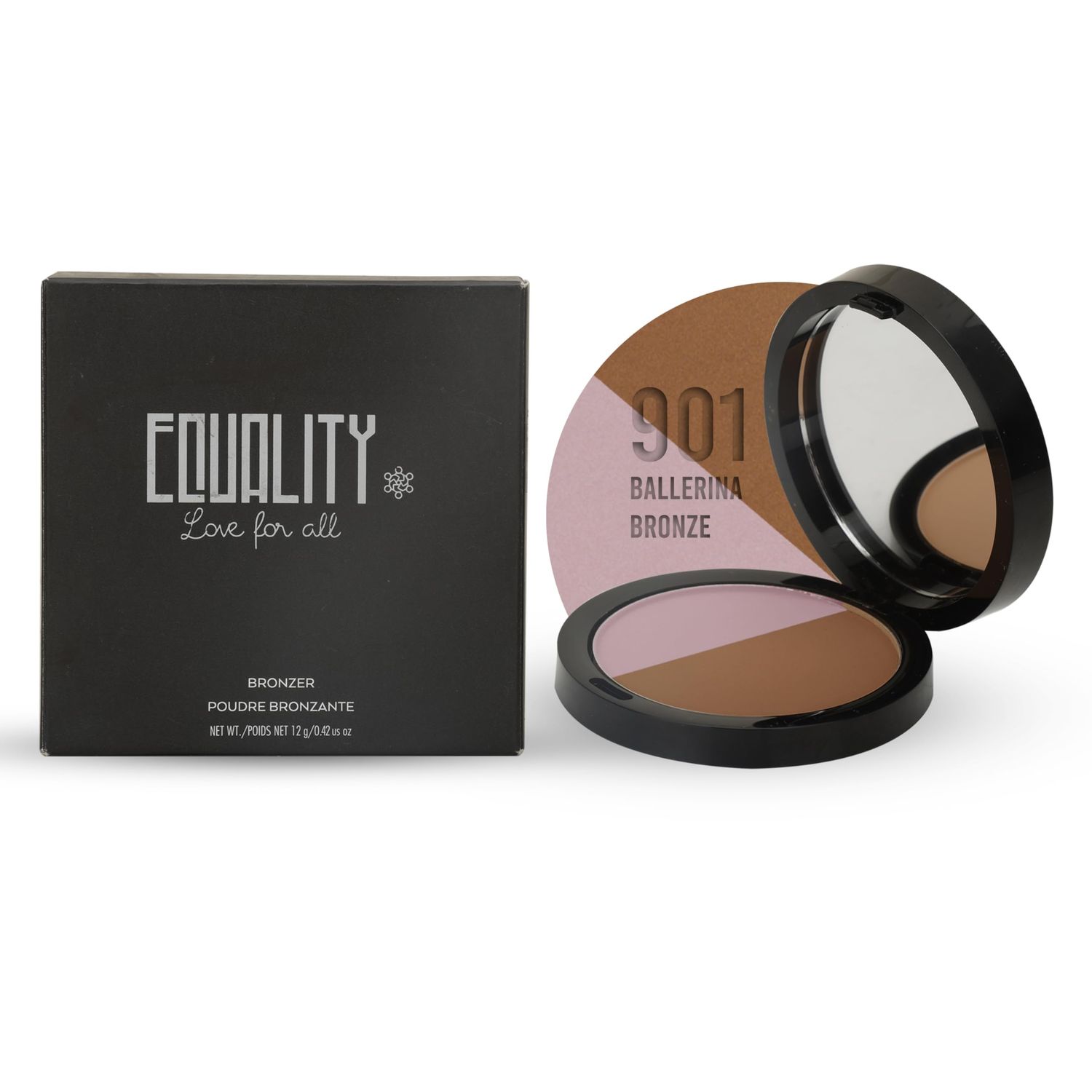 EQUALITY Bronzer, Silky smooth application, Waterproof, up to 12H wear, 100% Halal Certified &amp; Cruelty-Free, Highly Pigmented, Hypoallergenic, Non - Comedogenic, Natural looking radiant bronzer - 901