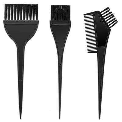 3Pcs Professional Salon Hair Color Applicator Kit - Hair Tint Dyeing Brush Set for Coloring and Dyeing