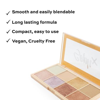 Makeup Revolution Soph X Highlighter Palette, Highlighter Makeup, Gluten Free, Vegan &amp; Cruelty-Free, 16g