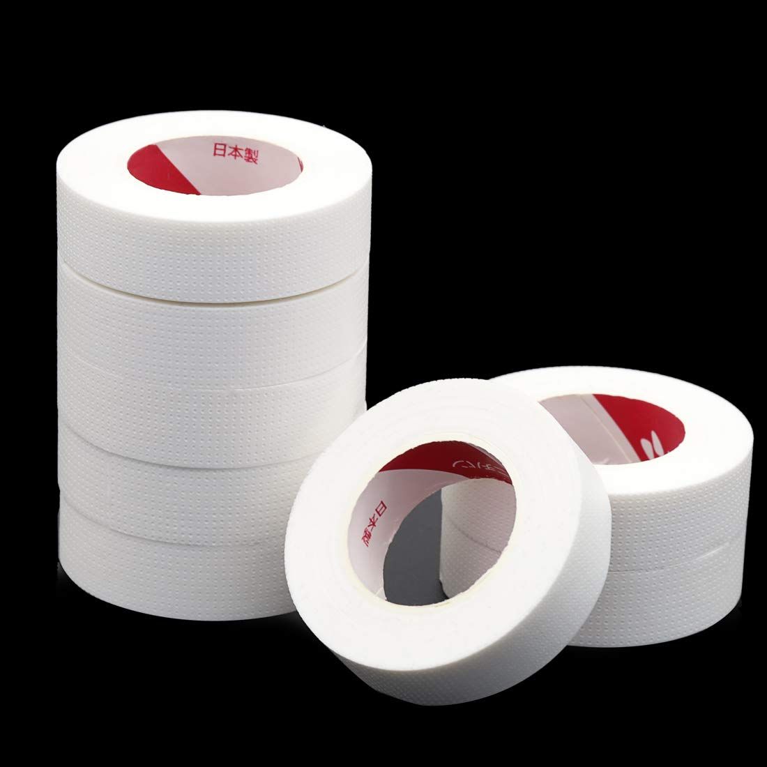 8 Rolls Eyelash Extension Tape Micropore Breathable Medical Lash Extension Tape Lash Pads Under Eye Patches Lint Free for MakeupIndividualProfessional - 12&#39;&#39; x 8 Yards