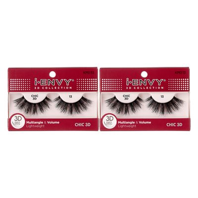i-ENVY 3D Lash Glam Collection Multi Angle &amp; Volume KPEI13 (2 Pack)