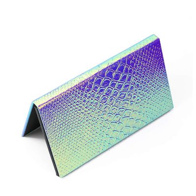 SZDYM Mermaid Empty Magnetic Palette, Fish scale Empty Magnetic Palette for Highlighters Eyeshadows Lipstick Blush Powder Rectangle Large size (Fish Scales)