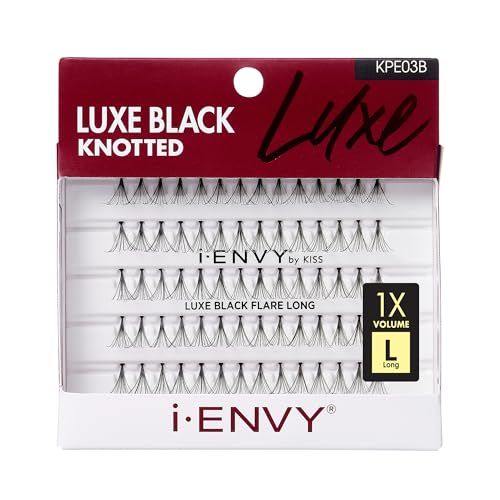 Kiss I Envy Luxe Black Long Lashes, 1.0 Count