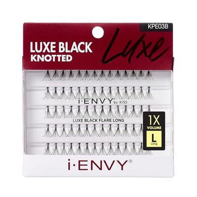 Kiss I Envy Luxe Black Long Lashes, 1.0 Count