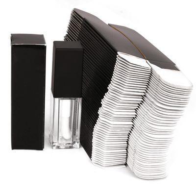 25pcs 25  25  86mm Craft paper box for lip gloss 350gms lipstick packing box for lipgloss tubes(pink paper box 25pcs) (Black)