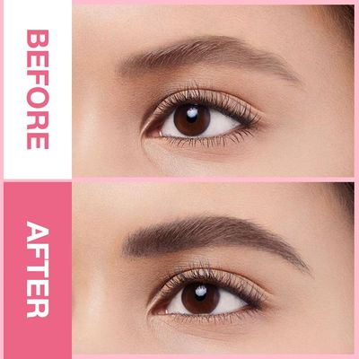 Waterproof Eyebrow Pencil, Professional Makeup Micro Brow Pencil, Double-ended ultra-fine eyebrow pencil, Ultra-Fine Mechanical Pencil (1, 09#Dark Brown)