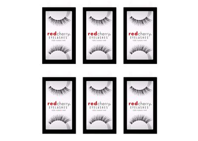 Red Cherry False Eyelashes Nude Onyx (Pack of 6)