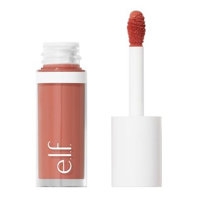 e.l.f. Camo Liquid Blush, Long-lasting Liquid Blush For High-pigment Color, Creates A Soft, Dewy Finish, Vegan &amp; Cruelty-free, Dusty Ros