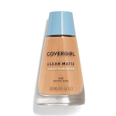 CoverGirl Clean Oil Control Liquid Makeup, Buff Beige 525, 1 oz (Pack of 2)