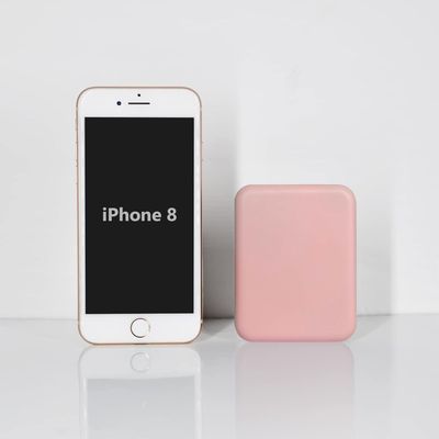 Kintion Pocket Mirror, 1X3X Magnification LED Compact Travel Makeup Mirror with Light for Purse, 2-Sided, Portable, Folding, Handheld, Small Lighted Mirror for Gift, Pink