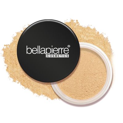 bellapierre Mineral Foundation SPF 15 - Loose Powder Foundation | Vegan &amp; Cruelty Free Natural Makeup | Full Coverage Matte Finish | Hypoallergenic | Oil &amp; Talc Free - 0.32 Oz - Cinnamon