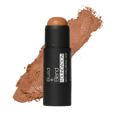 Palladio BUILD  BLEND Foundation Stick, Contour Stick for Face, Professional Makeup for Perfect Look, 0.25 Ounce (Cinnamon)