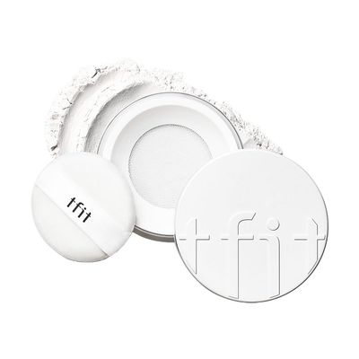 Translucent Set Finishing Powder - Sebum Control Face Loose Powder, Matte &amp; Silky Finish, Lightweight, Long-lasting, Korean Makeup, 0.24 Oz. (01 White, 0.24 Oz.)