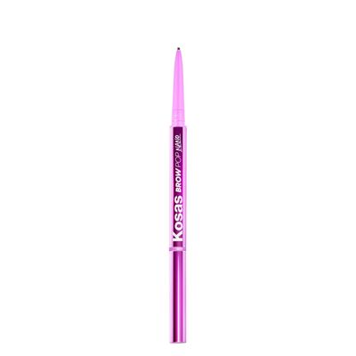 Kosas Brow Pop Nano - Ultra-Fine 1mm Brow Pencil Precision Tip - Natural-Looking Eyebrows with Finest Hairlike Stroke - All Day Wear, Hypoallergenic, Safe for Sensitive Skin - Dark Brown