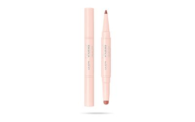 Pupa Milano Vamp! Creamy Duo, 007 Peach Nude, 1 Pc - 2 in 1 Lipstick and Lip Pencil - Long Lasting - Lightweight - No-Transfer - Smooth Texture - Highly Pigmented