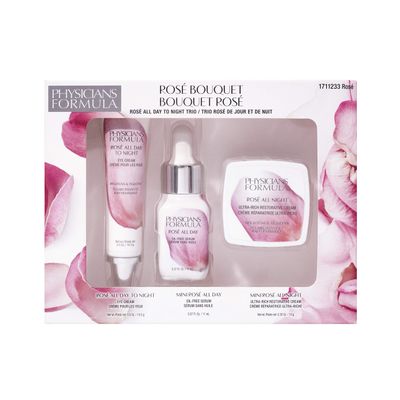 Physicians Formula Ros All Day Makeup Set Skin Care Kit, For Dark Circles Under Eyes, Puffiness, Anti Aging, Antioxidants Anti Wrinkles, Deep Hydrating, Moisturizing