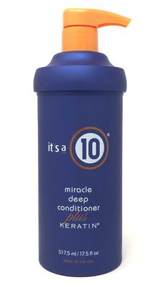 It&#39;s A 10 Miracle Deep Conditioner Plus Keratin for Unisex, 17.5 Ounce