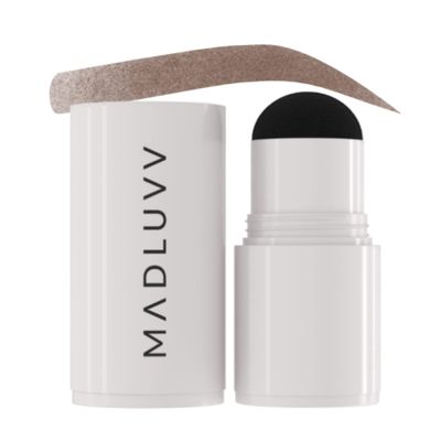 MADLUVV Brow Stamp Refill - Color Stamp for Brows &amp; Root Touch Up for Women &amp; Men, Instantly Conceal Hair Loss, Grey Hair, Thinning Hair with Stain-ProofSmudge-Proof Powder Formula (Medium Brown)