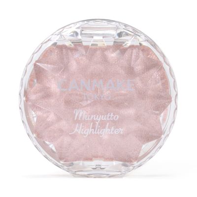 CANMAKE Munyutto Highlighter, Water Proof, Hydration, Luster 0.13 oz (3.8 g) (02Rose Quartz)