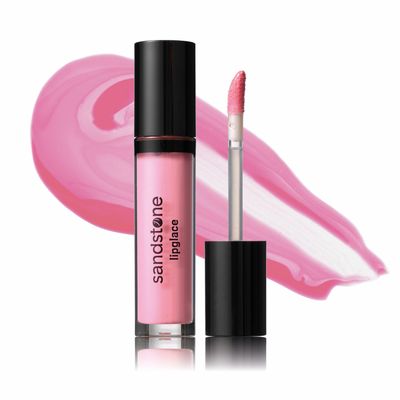 Sandstone Scandinavia Lipglace - Pinky Promise - Hypoallergenic Vegan Lip Gloss - Fragrance Free &amp; Allergy Certified - Non Sticky &amp; Moisturizing Lipgloss Pink - Anti-Aging Hydrating Lipgloss