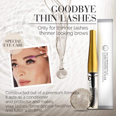 Dlux Professional Lash Sealant for Eyelash Extensions - Lash Sealer For Cluster Lashes DIY Lash Extension Coating Long Lasting 2 Weeks Lash Seal