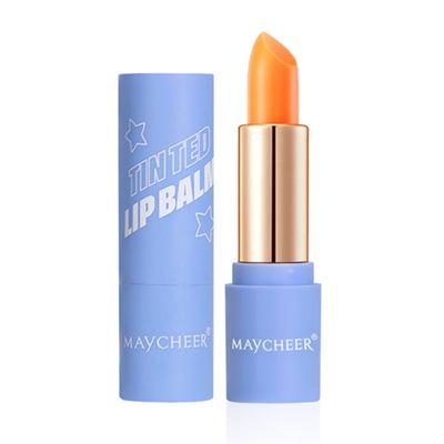 LAMUSELAND Matte Lipstick Set, Long Lasting PH Color Changing Black &amp; Orange Tinted Lip Balm, 24 Hour Waterproof Magic Lipstick for Women Girls (01, M)