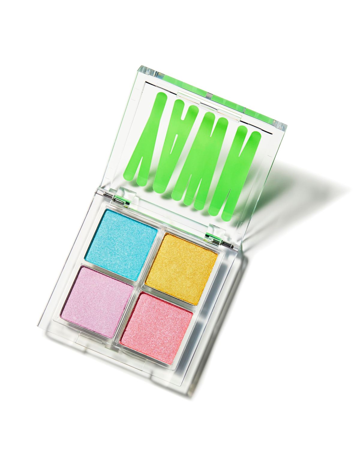 YAWN Dance Party Eyeshadow Palette for Kids | 4 Shimmery, Buildable Colors | Non-Toxic, Cruelty-Free, Vegan | Safe for Ages 3 | Made in USA