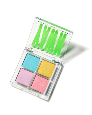 YAWN Dance Party Eyeshadow Palette for Kids | 4 Shimmery, Buildable Colors | Non-Toxic, Cruelty-Free, Vegan | Safe for Ages 3 | Made in USA