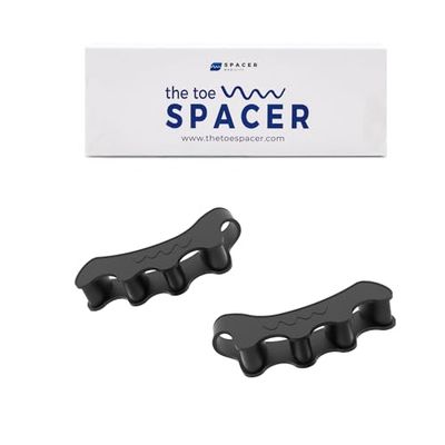 The Toe Spacer from Spacer Mobility, Recovery from the Ground Up, Correct Bunions, Plantar Fasciitis, &amp; Correct Toes | Unisex Therapeutic Toe Spacer - Relieve Foot Pain and Tension | 4-Loop (4-Loop)