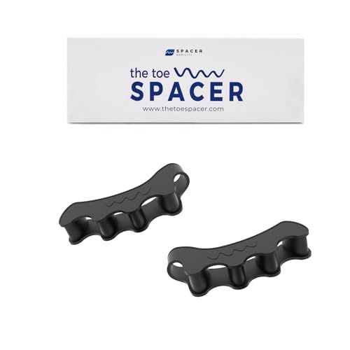 The Toe Spacer from Spacer Mobility, Recovery from the Ground Up, Correct Bunions, Plantar Fasciitis, &amp; Correct Toes | Unisex Therapeutic Toe Spacer - Relieve Foot Pain and Tension | 4-Loop (4-Loop)
