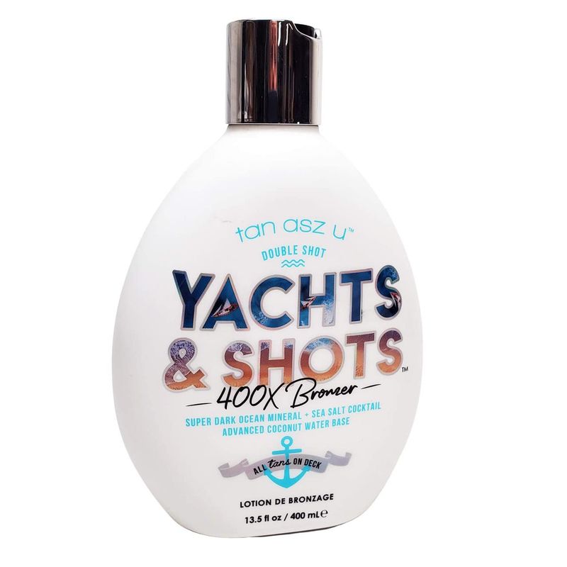 Yachts &amp; Shots 400X Double Shot Bronzer Super Dark Ocean Mineral &amp; Sea Salt Cocktail 13.5oz