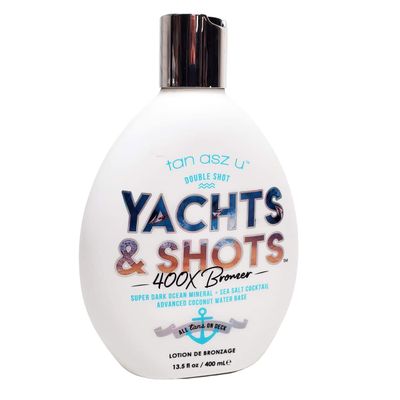 Yachts &amp; Shots 400X Double Shot Bronzer Super Dark Ocean Mineral &amp; Sea Salt Cocktail 13.5oz