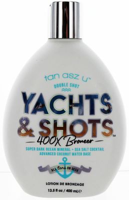 Yachts &amp; Shots 400X Double Shot Bronzer Super Dark Ocean Mineral &amp; Sea Salt Cocktail 13.5oz