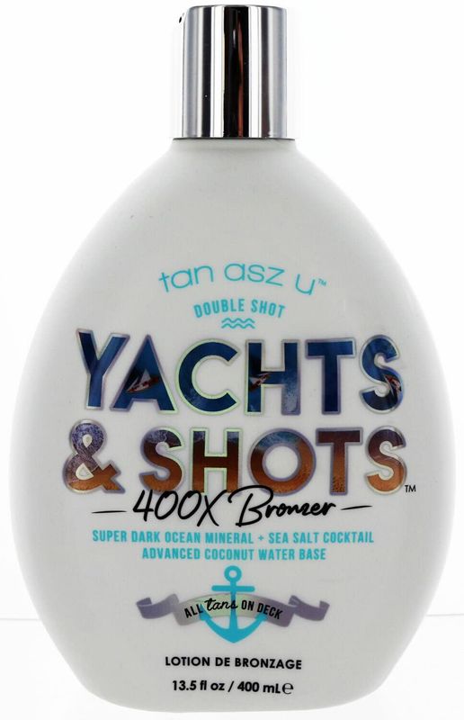Yachts &amp; Shots 400X Double Shot Bronzer Super Dark Ocean Mineral &amp; Sea Salt Cocktail 13.5oz