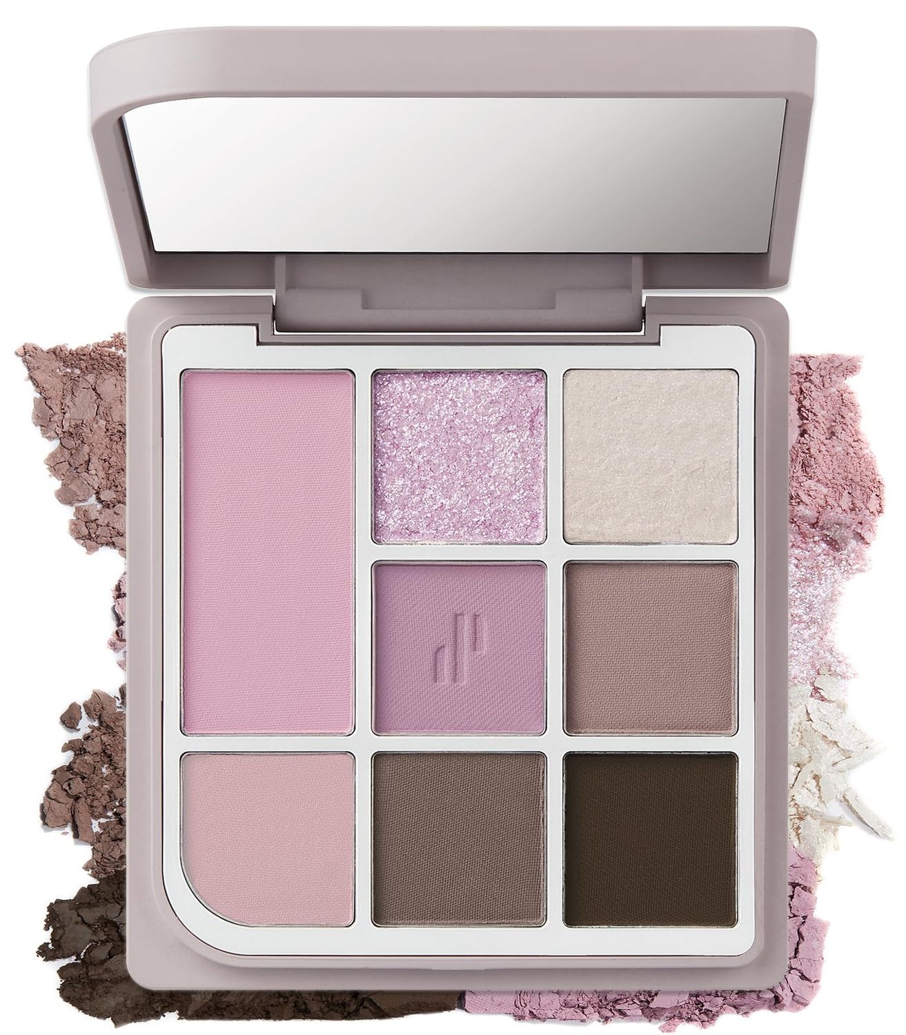 Heart Percent Dote On Mood Eye Palette, Well-Balanced Cool-Toned Shades with Smooth Velvety Matte Textures Eye Makeup Eyeshadow (07 Cool Muse Facets)