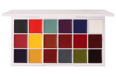 Narrative Cosmetics Master FX Palette, 18 Highly Pigmented Cream Colors, Professional SFX Makeup Palette for the Stage, Film, Costumes, Cosplay