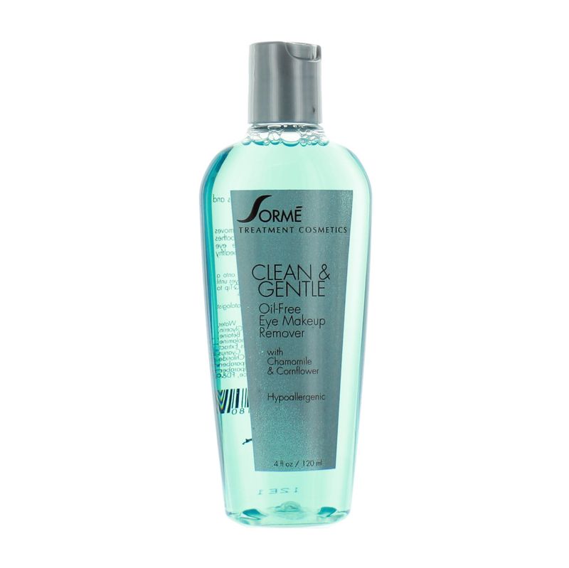 Sorme&#39; Treatment Cosmetics Clean and Gentle Oil Free Eye Makeup Remover, 4 Fl Oz