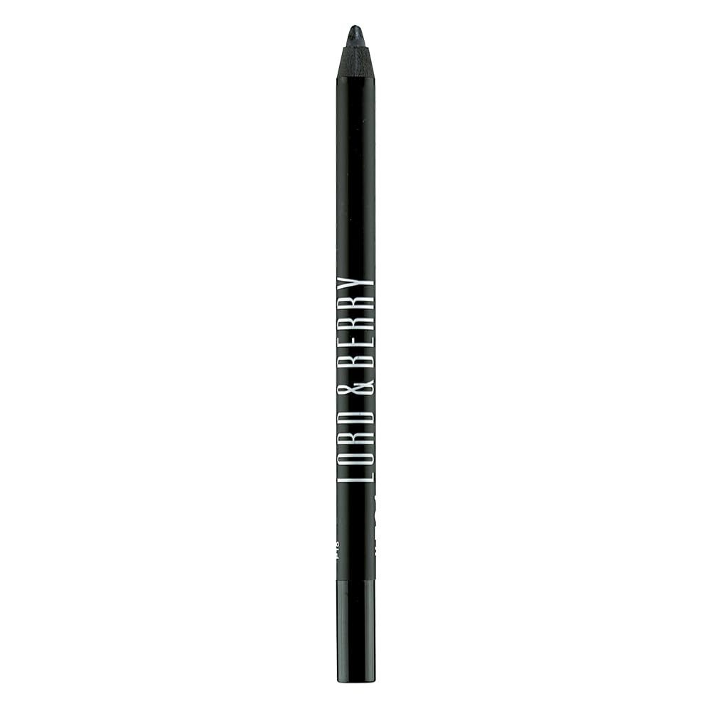 Lord &amp; Berry SMUDGEPROOF Eye Liner - Soft &amp; Creamy VEGAN Formula, Long Lasting Morning to Night Waterproof Eyeliner Pencil, Easy to Use Eye Makeup - Black Eyeliner