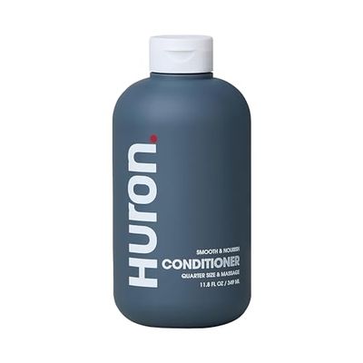 Huron Mens Conditioner - Lightweight, Hydrating Conditioner - Eliminates Frizzy Hair, Moisturizes, &amp; Restores Shine - Clean &amp; Invigorating Scent - 100% Vegan Ingredients &amp; Cruelty-Free - 11.8 Fl Oz