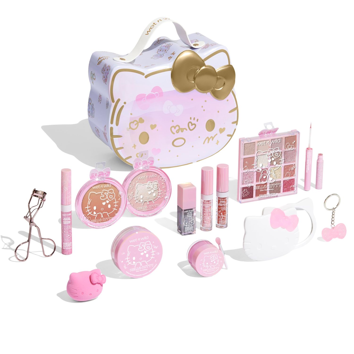 wet n wild Hello Kitty PR Box, Makeup Set with Versatile Unique looks, 2-Layered Keepsake Box, Buildable &amp; Blendable Formulas, Cruelty-Free &amp; Vegan