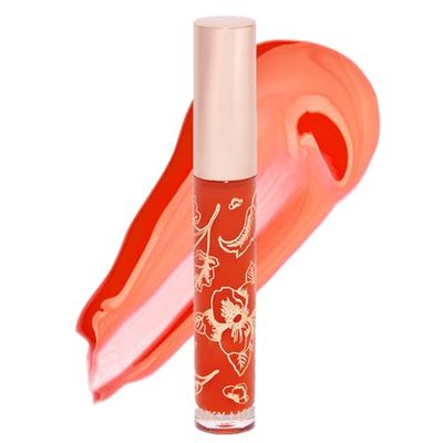 Winky Lux Fruity Gloss pH Lip Stain, Non Sticky Lip Gloss, Tinted Lip Oil, Lip Lacquer, Yummy Fruit Lipgloss, Jojoba Oil for Hydration &amp; Shine, Grapefruit